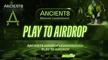How To Earn Ancient8 Air Drop NEW Crypto Games