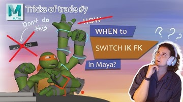 How to switch IK FK arms in the shot?