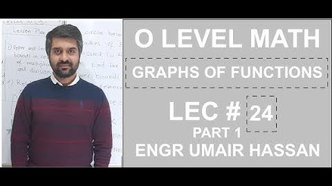 O level Math crash course lec # 24 - graph of functions Part 1