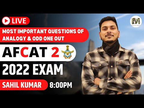 Most important Questions of Analogy & Odd one out for AFCAT 2 2022 Exam | Sahil Kumar| Defence Mania
