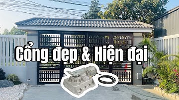 Cổng tự động âm sàn 4 cánh | Giá thành hợp lý | Chất lượng | Bảo hành 3 năm
