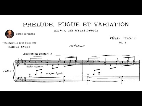 César Franck - Prélude, Fugue et Variation, Op. 18 (1862)