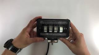 Распаковка LED фары 60W - очень мощный свет!