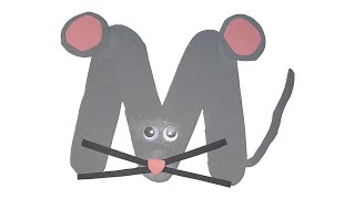 How To Create The Letter M Mouse Craft
