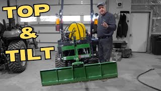 new hydraulic top & side links for subcompact tractors, john deere 1025r!