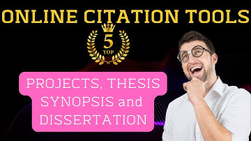 Top 5 free citation and bibliography online tools to reference in one minute | All styles | trending