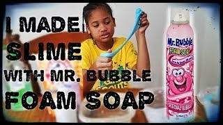 DIY FOAM SLIME Tutorial With Mr. Bubble 