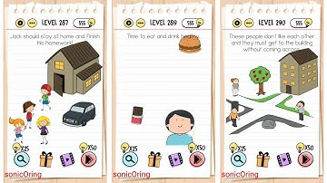 Brain Test Level 287 288 289 290 Walkthrough