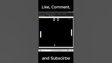 Simple pong game made using the pythons portal library. 5 likes for a tutorial. #coding #python