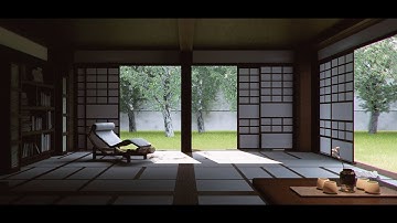 Unreal Engine 4 - Animation Test - Japanese Interior