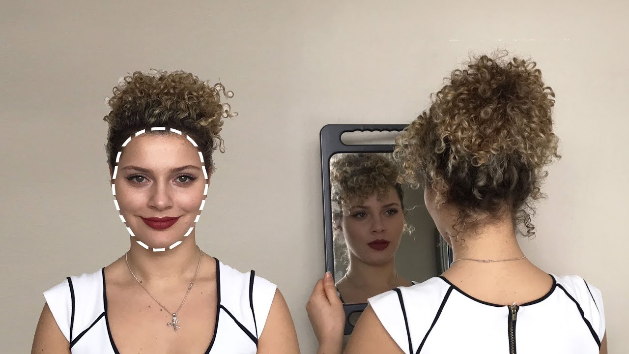 curly haircuts for oval faces