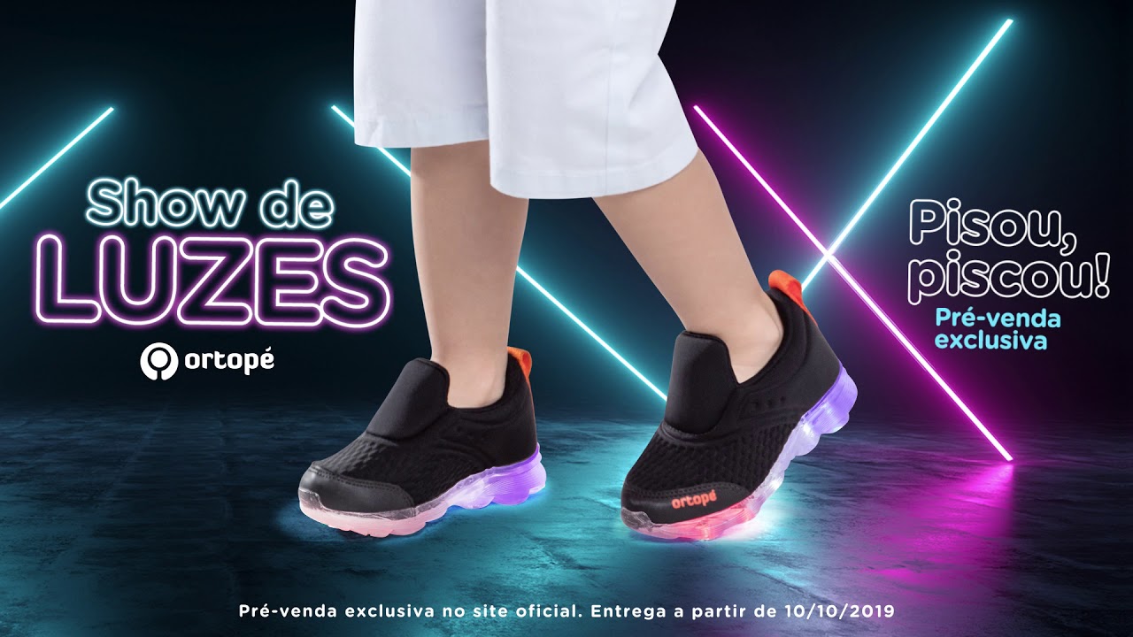 tenis ortope luz