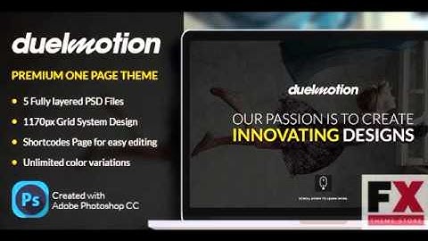 Preview DuelMotion - Premium One Page Theme