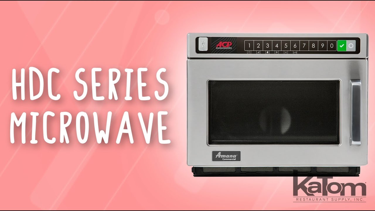 Amana 2100W Commercial Microwave (HDC212) - YouTube