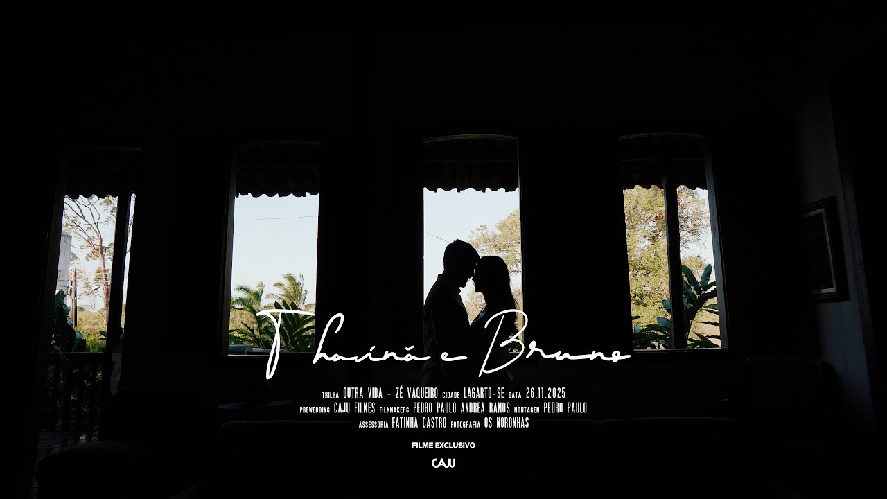 Prewedding exclusivo Caju Filmes I Thainá & Bruno