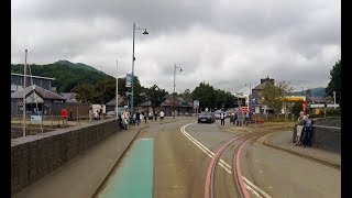 OLD VERSION  Welsh Highland Railway  Driver's Eye View  Part 1  Porthmadog to Rhyd Ddu