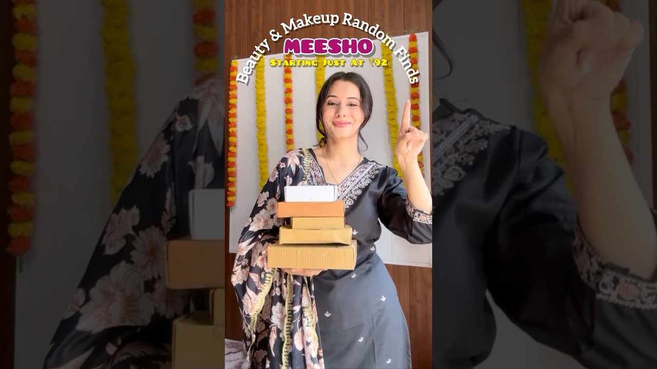 Meesho Beauty & Makeup Random Finds 🫶🏻 Meesho Beauty Products Starting Just ₹98 🤩 #meeshohaul