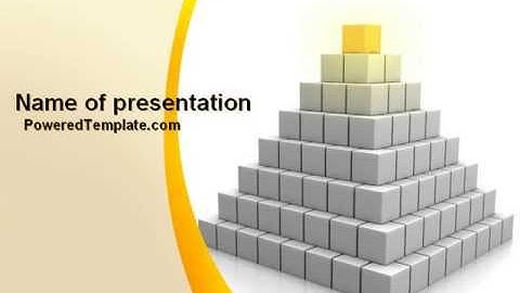 Pyramid PowerPoint Template by PoweredTemplate.com