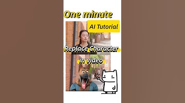 AI Replace the character in the video in 10 seconds