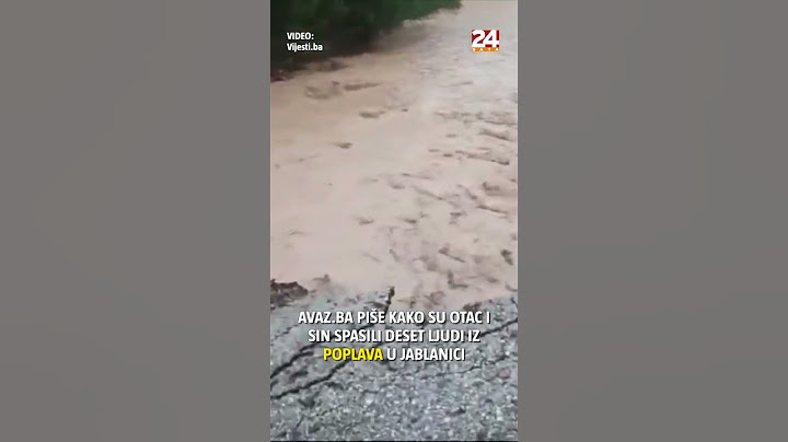 Nižu se tragedije u BiH: Otac i sin spasili deset ljudi iz vode, a onda je bujica povukla i sina