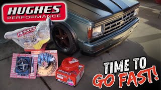 Big Boy HUGHES Powerglide setup for the LS Blazer! SHOP TOUR with Braven!