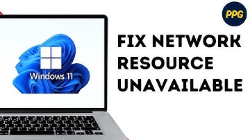 How to fix Network Resource Unavailable error ?