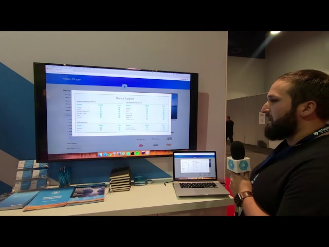 Bitmovin's Unified Player SDK demo at NAB SHOW 2018