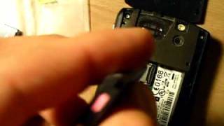 How to change battery in  BlackBerry 8700 | Cách thay nắp và pin gù  blackberry 8700