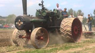 80hp Case steam engine plowing