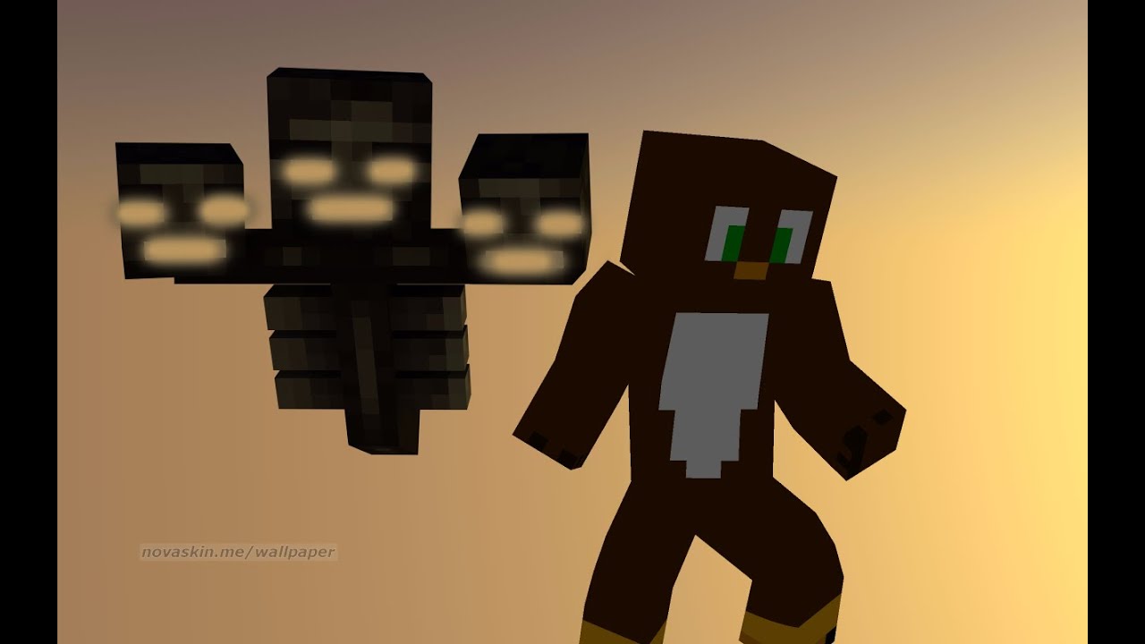 Minecraft - Fighting 5 Withers, 1 EnderDragon and 30 Giants