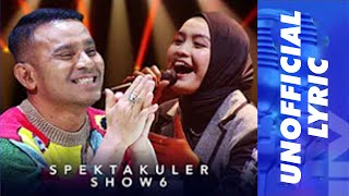 Salma - Zona Nyaman (Fourtwnty) | Unofficial Lirik | Spektakuler Show 6 | INDONESIAN IDOL 2023