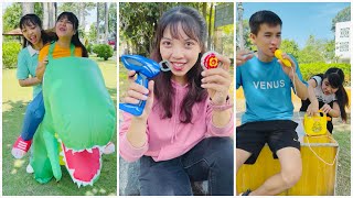 Infinity spinning top toy - Homeless and Rich Kid 😝👅👱🏻‍♀️ Linh Nhi #shorts LNS vs SH Funny