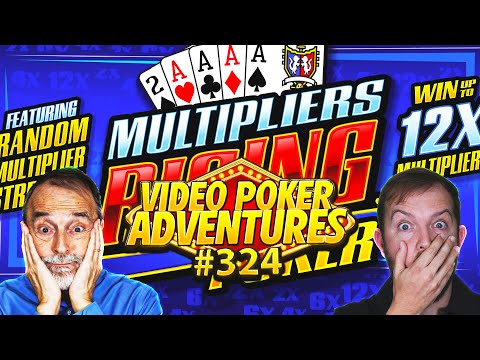 Multipliers Rising & Split Card Today! Video Poker Adventures 324 • The Jackpot Gents