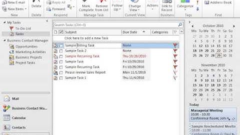 Outlook 2010 Record Billing Information for a Task