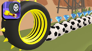 ✅ Wheel Smash! Gameplay| Very satisfying and relaxing video #1
