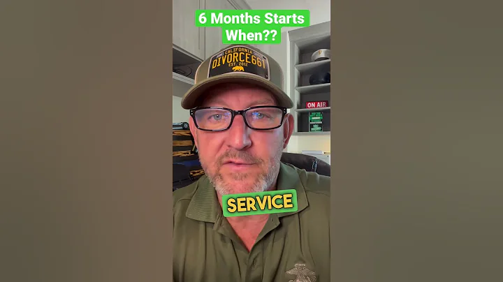 When 6 Month Divorce COOLING OFF PERIOD STARTS : Santa Clarita Divorce