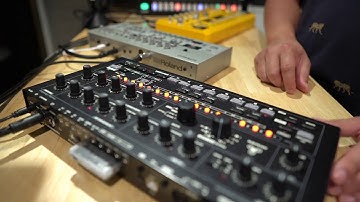 Sunday night acid with the Abstrakt Avalon, Roland TB-03 and Behringer TD-3