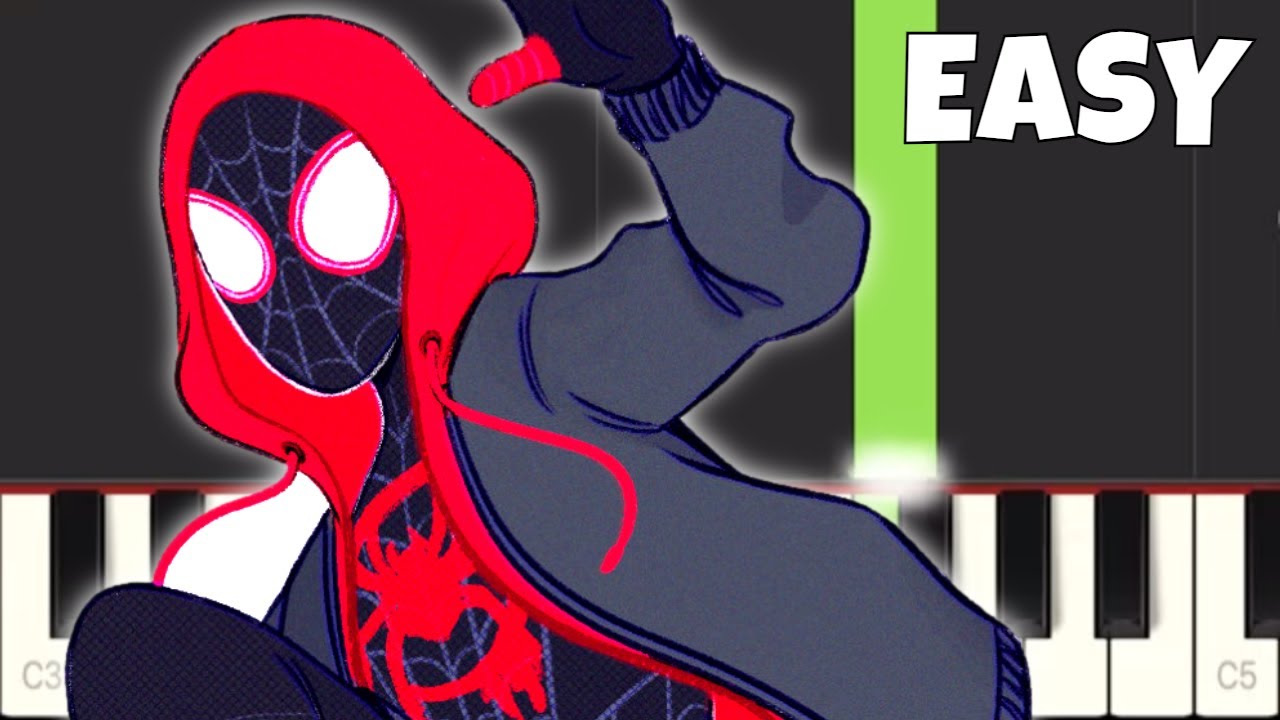 Spider-Man: Across The Spider Verse - EASY Piano Tutorial - Start a Band