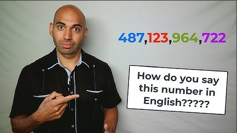 Large Numbers in English