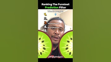 Ranking The Funniest Prediction Filters #shorts
