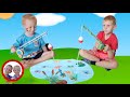 Kids Fishing Game | Catch a Fish and Learn Numbers with Mike and Jake.