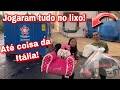 JOGARAM TUDO NO LIXO DOS ESTADOS UNIDOS, ATE COISAS DA ITALIA! 🇺🇸🇺🇸🇺🇸 dumpster-basura!