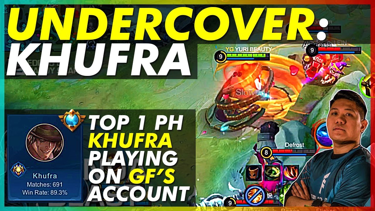 UNDERCOVER: KHUFRA EPISODE 1 | TOP 1 PH KHUFRA PLAYING ON GF'S ACCOUNT | GAMEPLAY BY HONDA BEAST