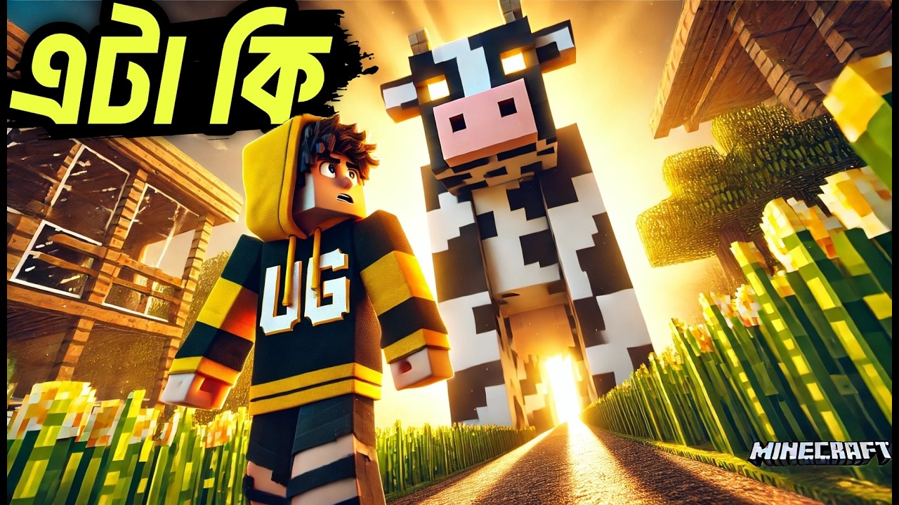 MINECRAFT But Every Mob Is Different Size.