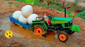 Diy tractor stuck in mud with Egg mini science project #part7। Diy tractor।fasa tractor।