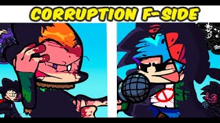 Friday Night Funkin' CORRUPTION F-SIDE DEMO | Evil Pico vs BF(FNF Mod)