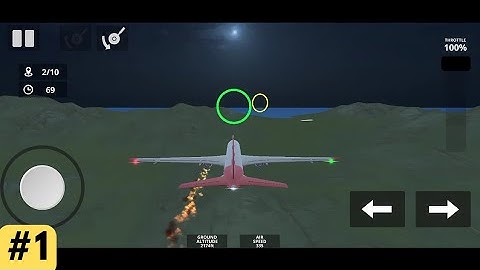 PLANE CRASH : FLIGHT SIMULATOR Mission 1-5 Gameplay walkthrough Android PART 1