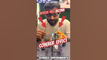 physics experiments | coherer effect | branly effect  #physics #viralvideo