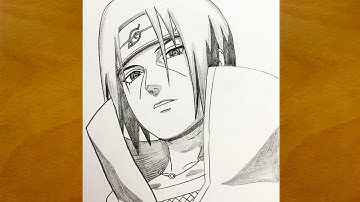 Anime drawing | How to Draw Uchiha Itachi | step by step | draw anime | Naruto | Itachi Uchiha