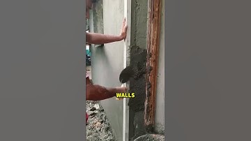 Perfect Wall Leveling Technique | Using Plaster Screed Ruler for Smooth Wall Finish